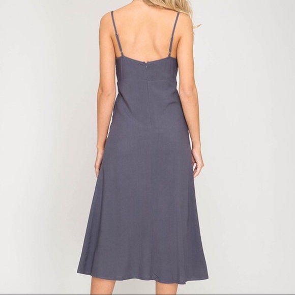 SUMMER CLEARANCE ‼️Brooke Midi Button up Dress - Picture 2 of 2